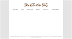 Desktop Screenshot of blisschocolatecakes.com